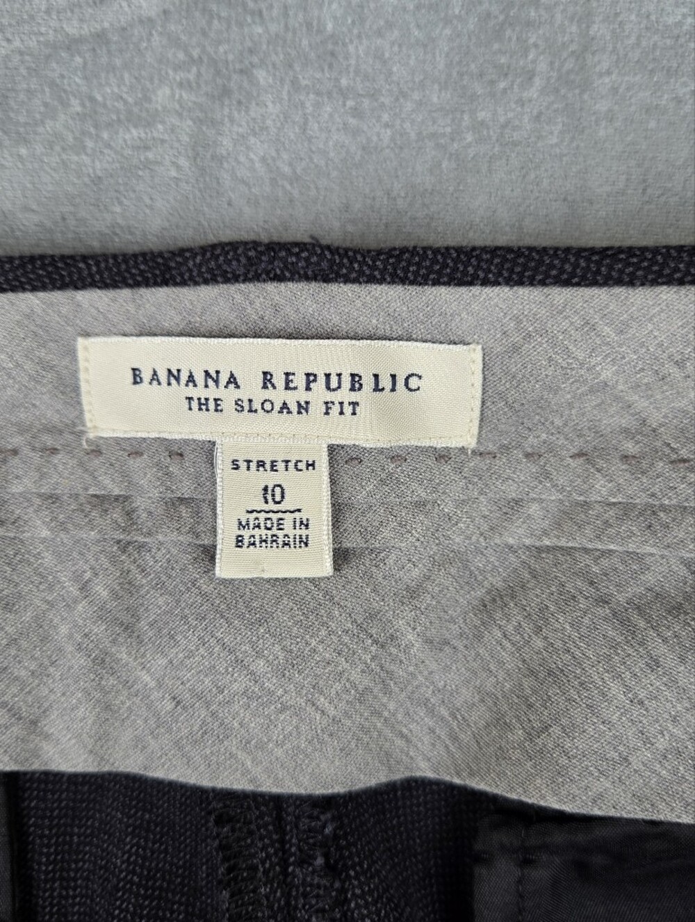 Banana Republic Sloan Fit Stretch Sz. 10 Straight Leg Pants in Charcoal Gray - Picture 8 of 8